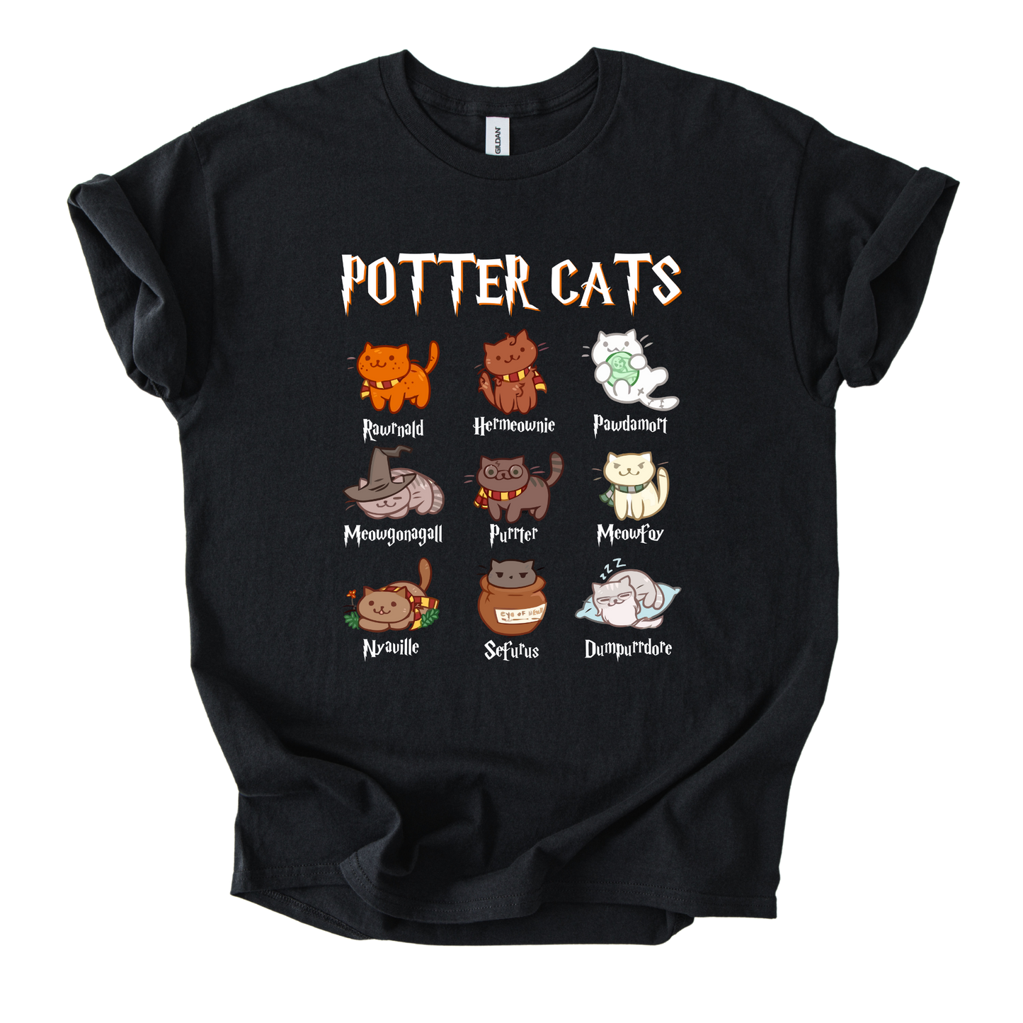 T-shirt Unisex "Potter Cats"