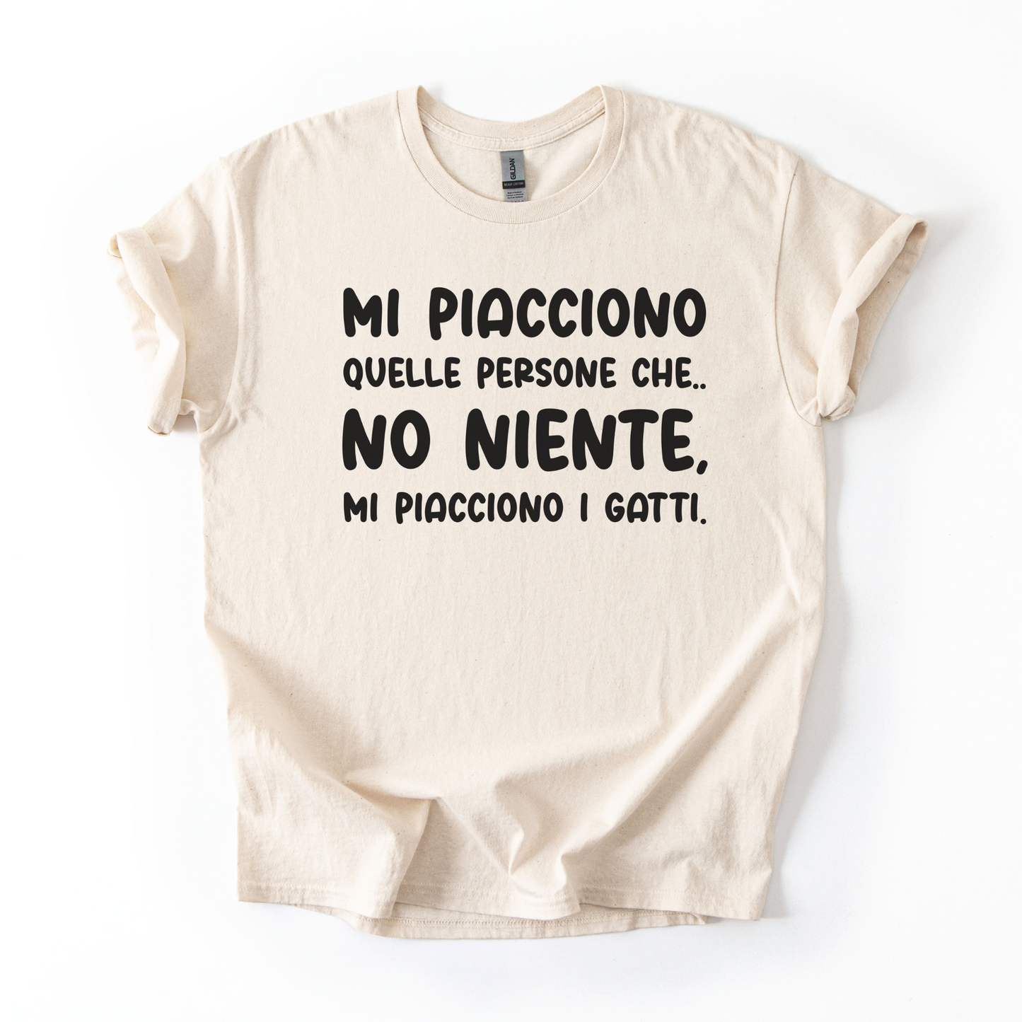 T-shirt Unisex "Mi piacciono i gatti"