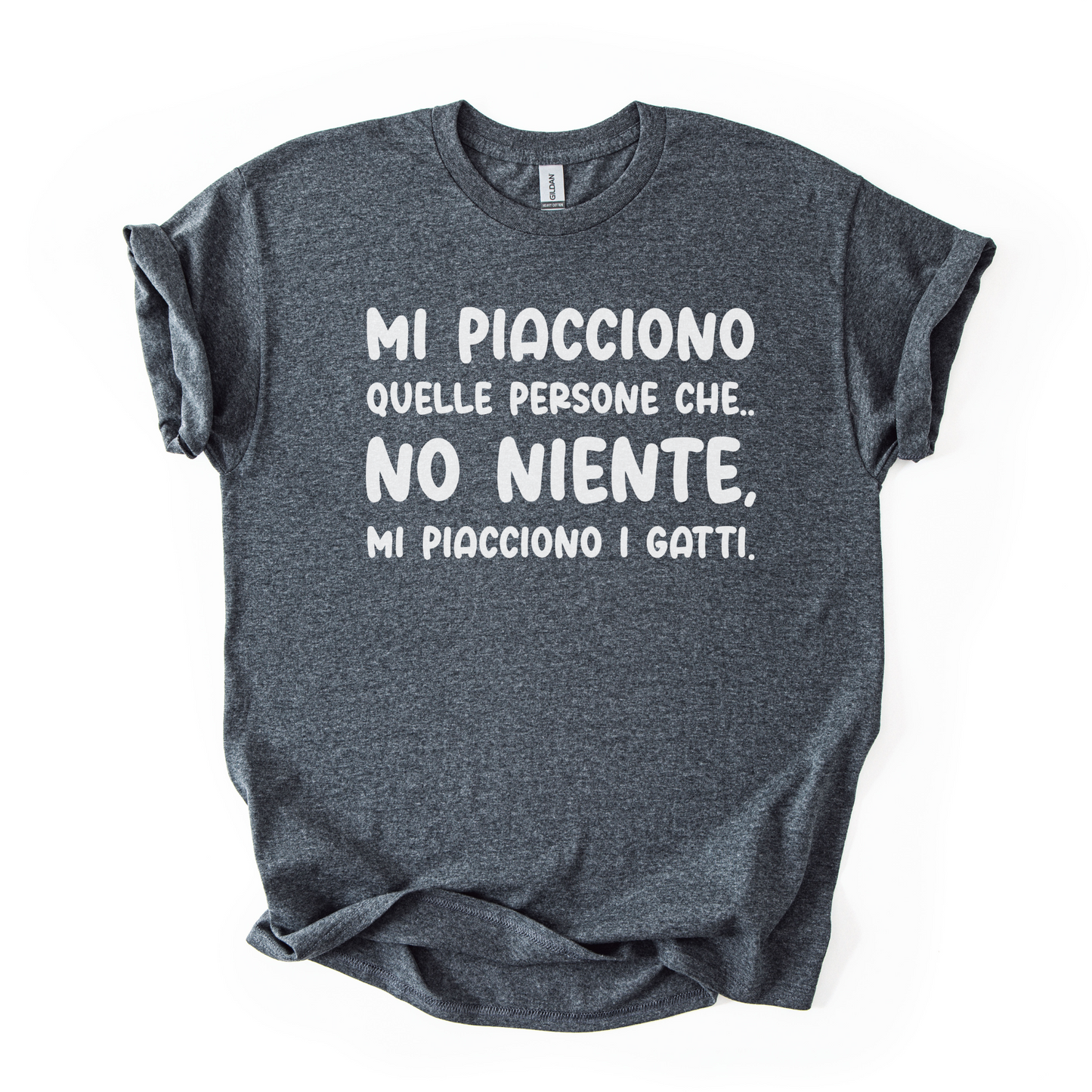 T-shirt Unisex "Mi piacciono i gatti"