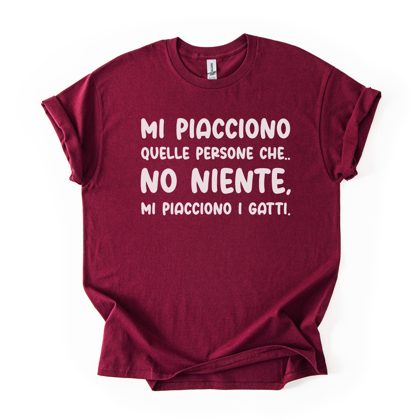 T-shirt Unisex "Mi piacciono i gatti"