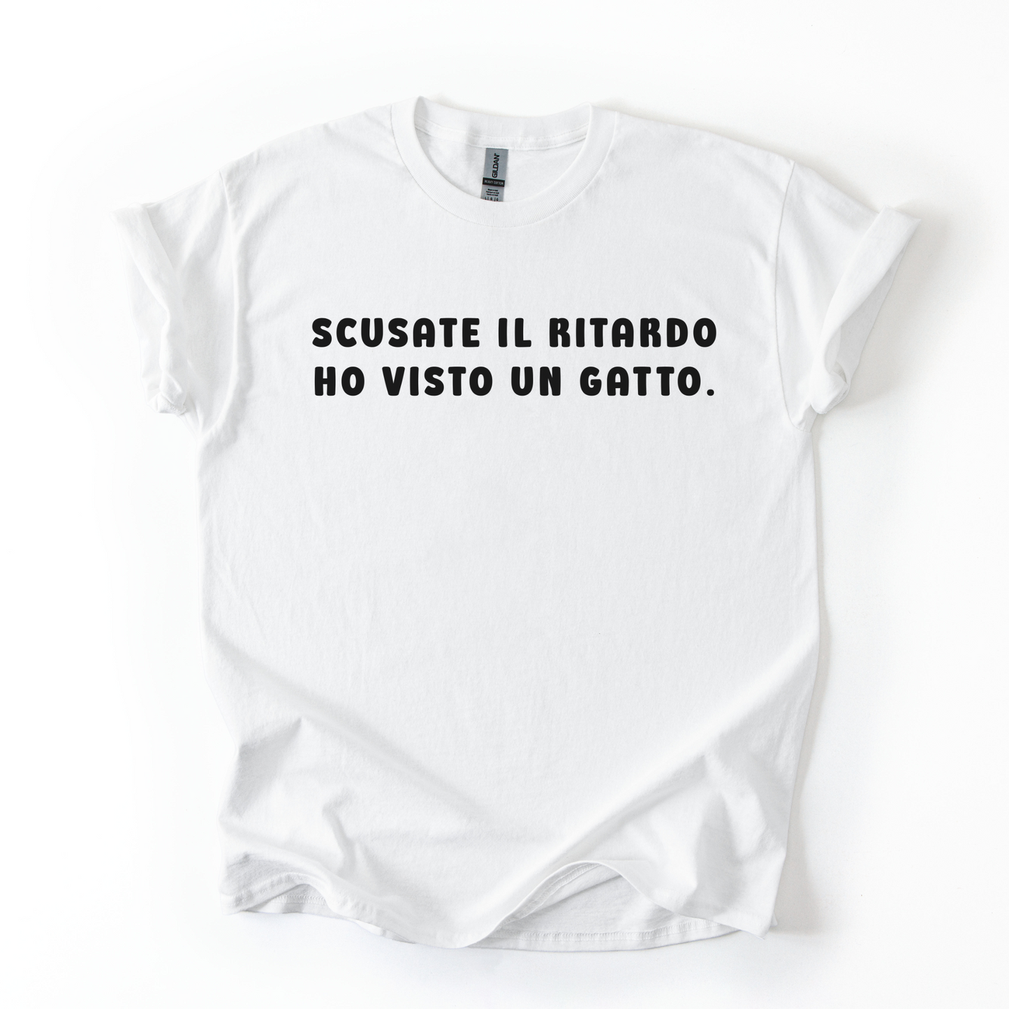 T-shirt Unisex "Ho Visto Un Gatto"