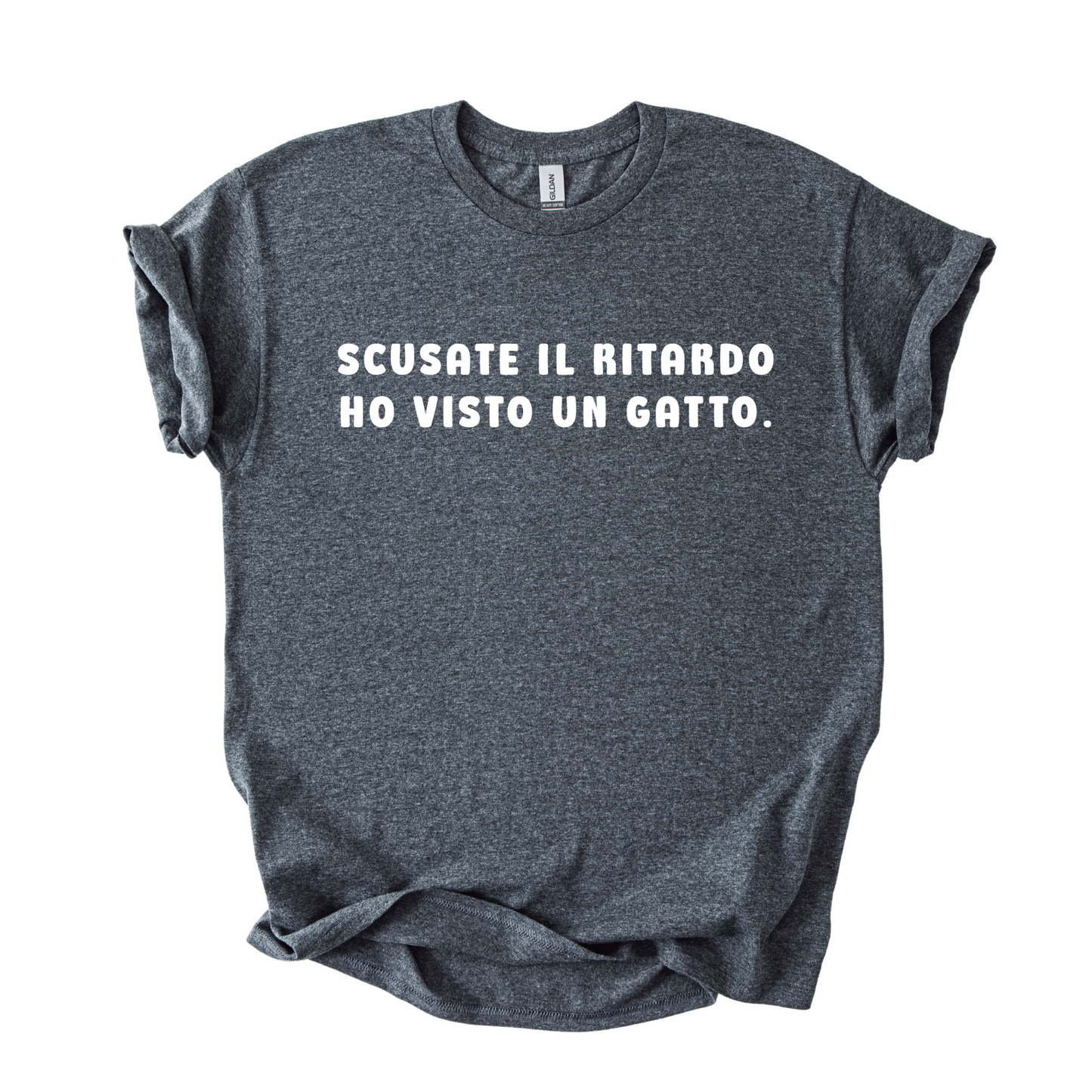 T-shirt Unisex "Ho Visto Un Gatto"