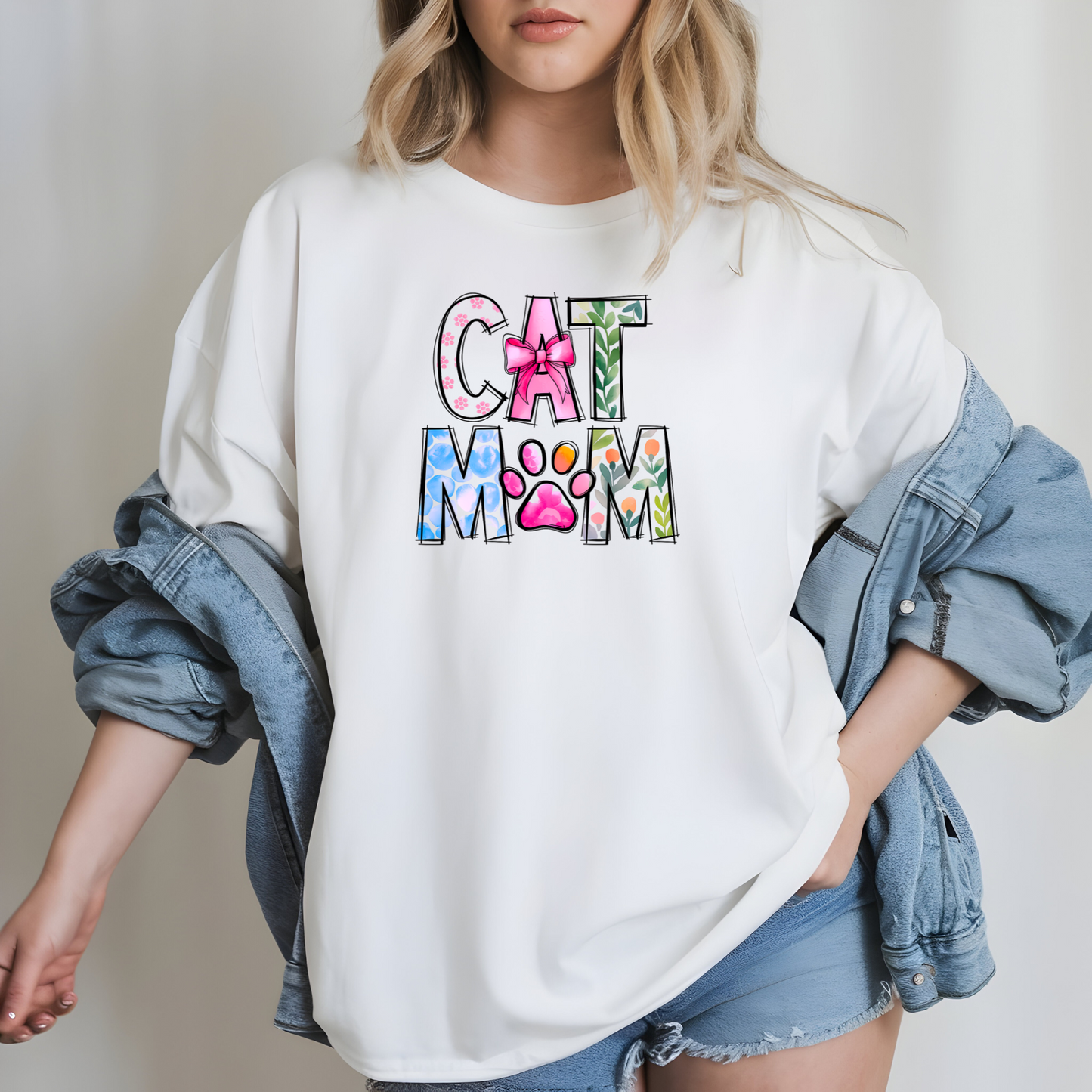 T-shirt "Cat Mom"