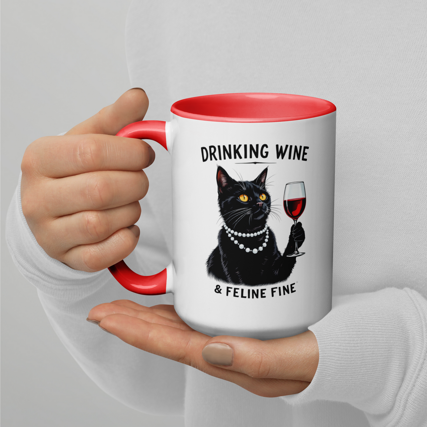 Tazza "Cats and Wine"