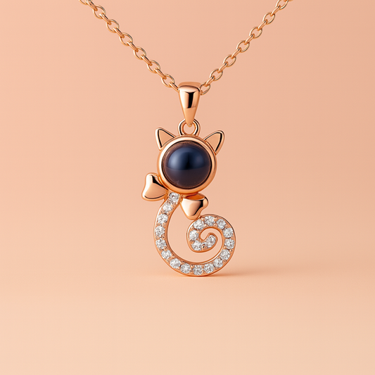 Collana "Cat Memory" in argento S925