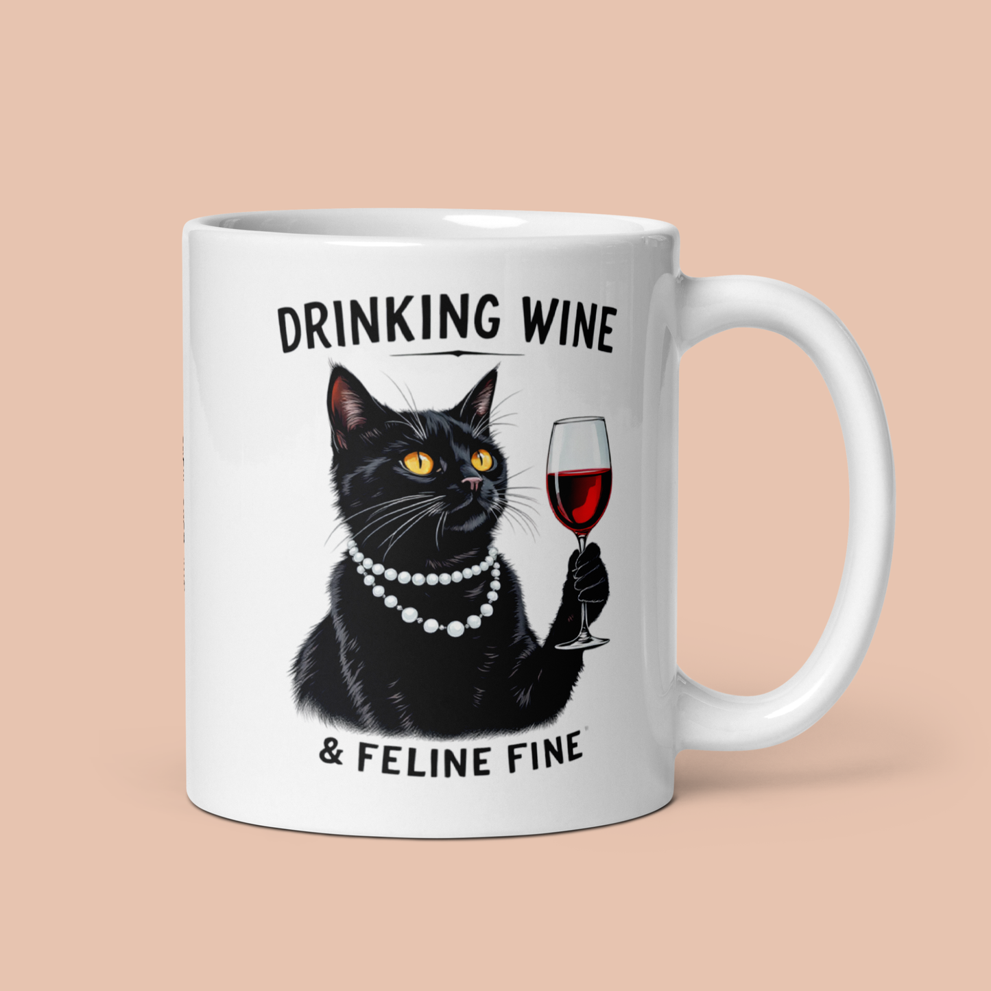 Tazza "Cats and Wine"