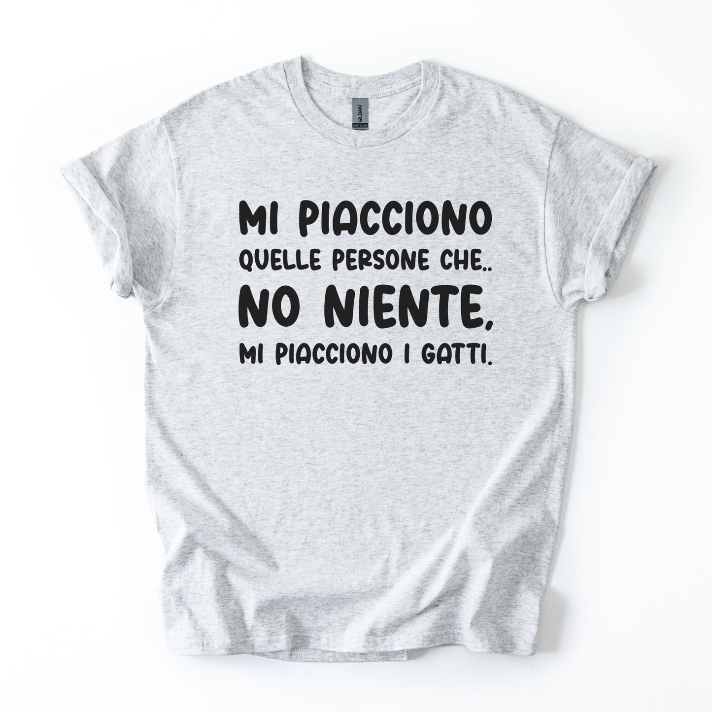 T-shirt Unisex "Mi piacciono i gatti"