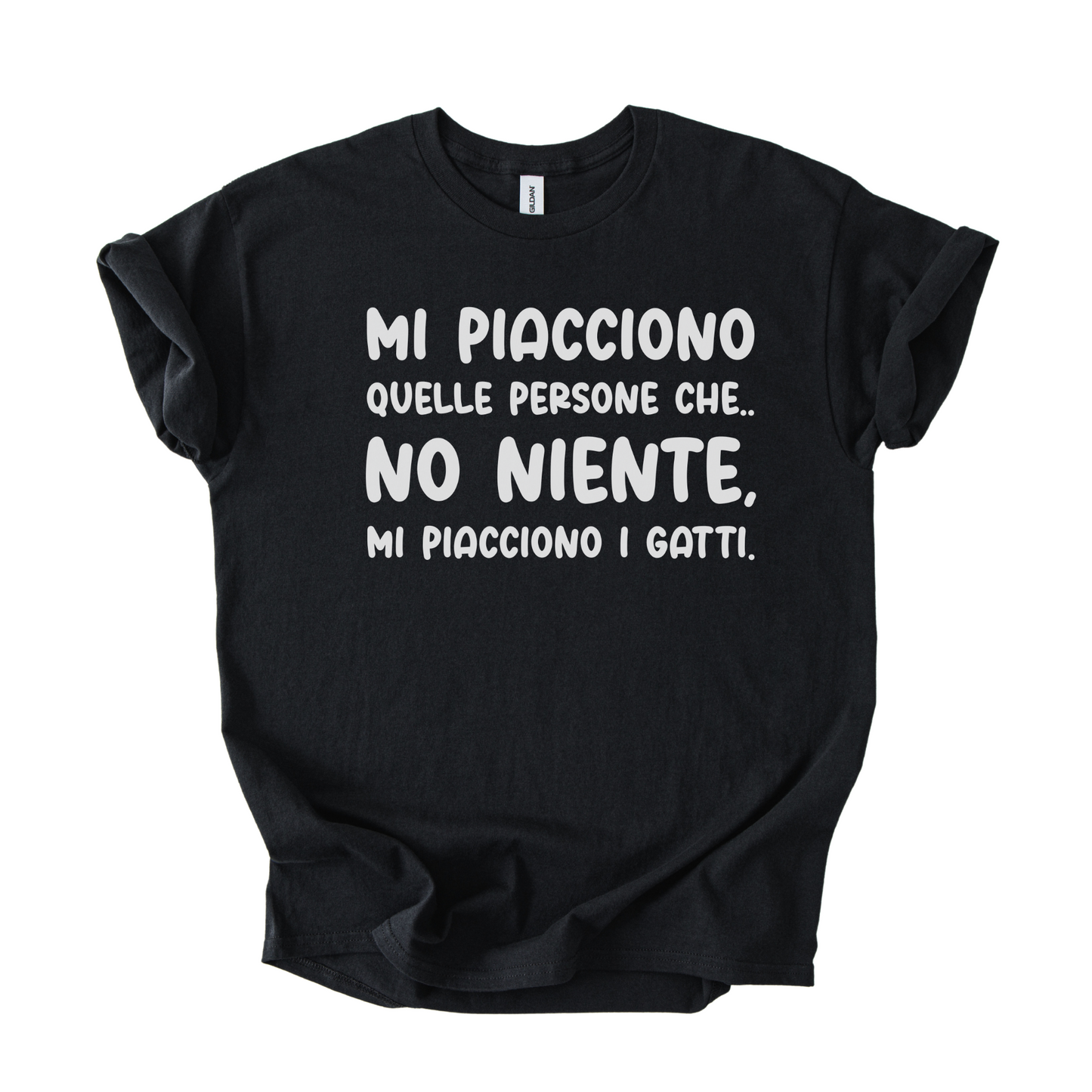 T-shirt Unisex "Mi piacciono i gatti"