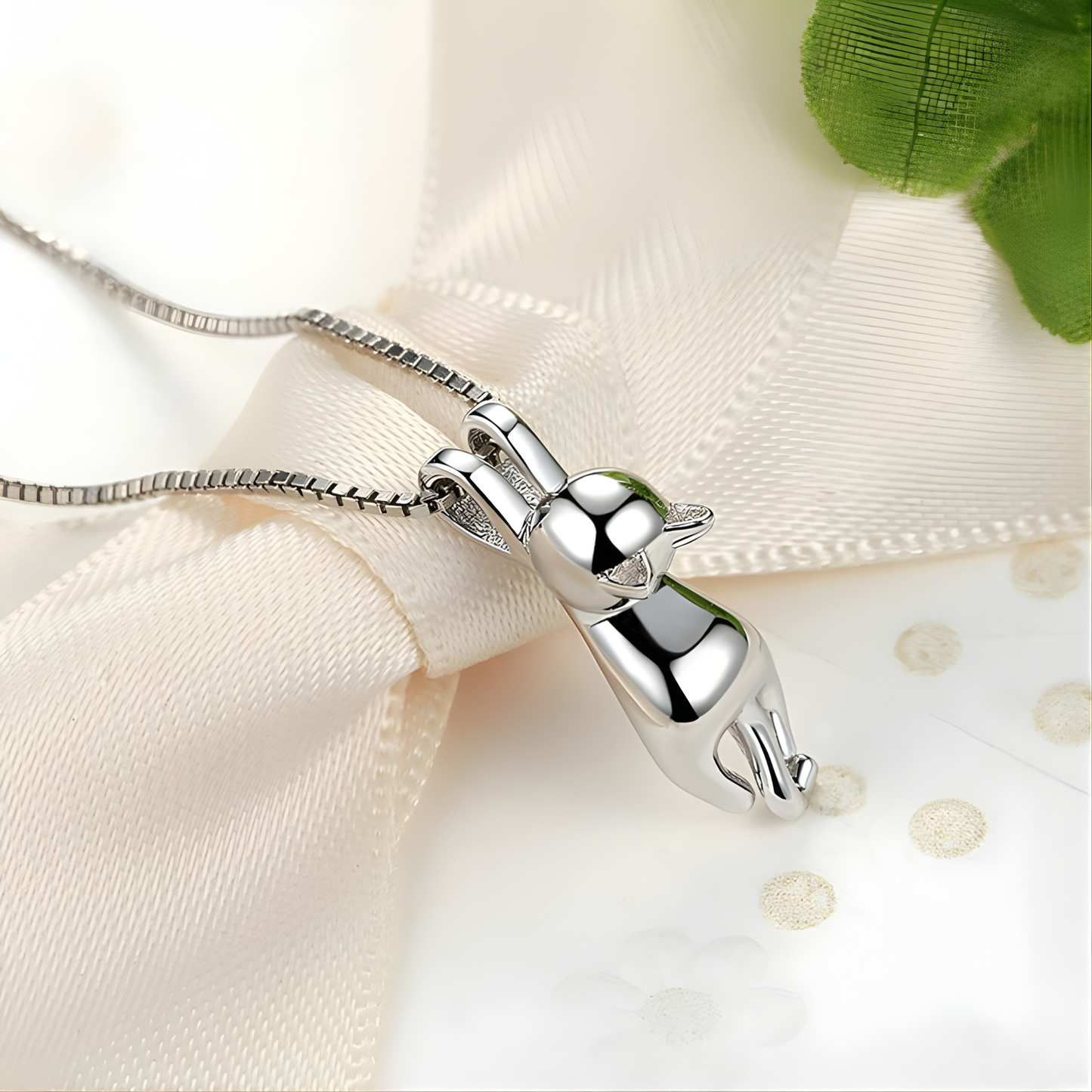 Collana "Gatto Sospeso" in argento 925