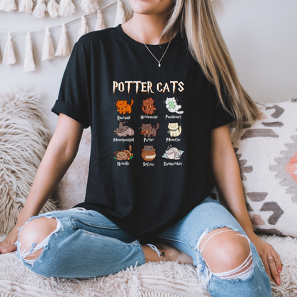 T-shirt Unisex "Potter Cats"