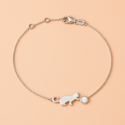 Bracciale "Magic Cat" in argento S925