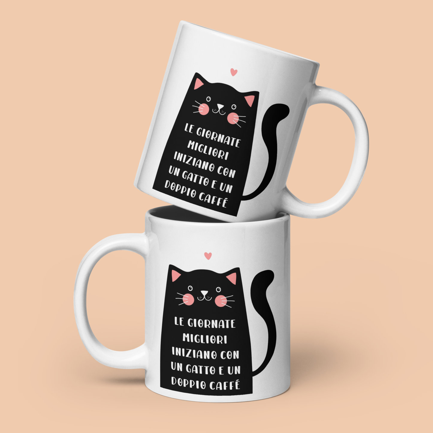 Tazza “Gatto & Doppio Caffè”