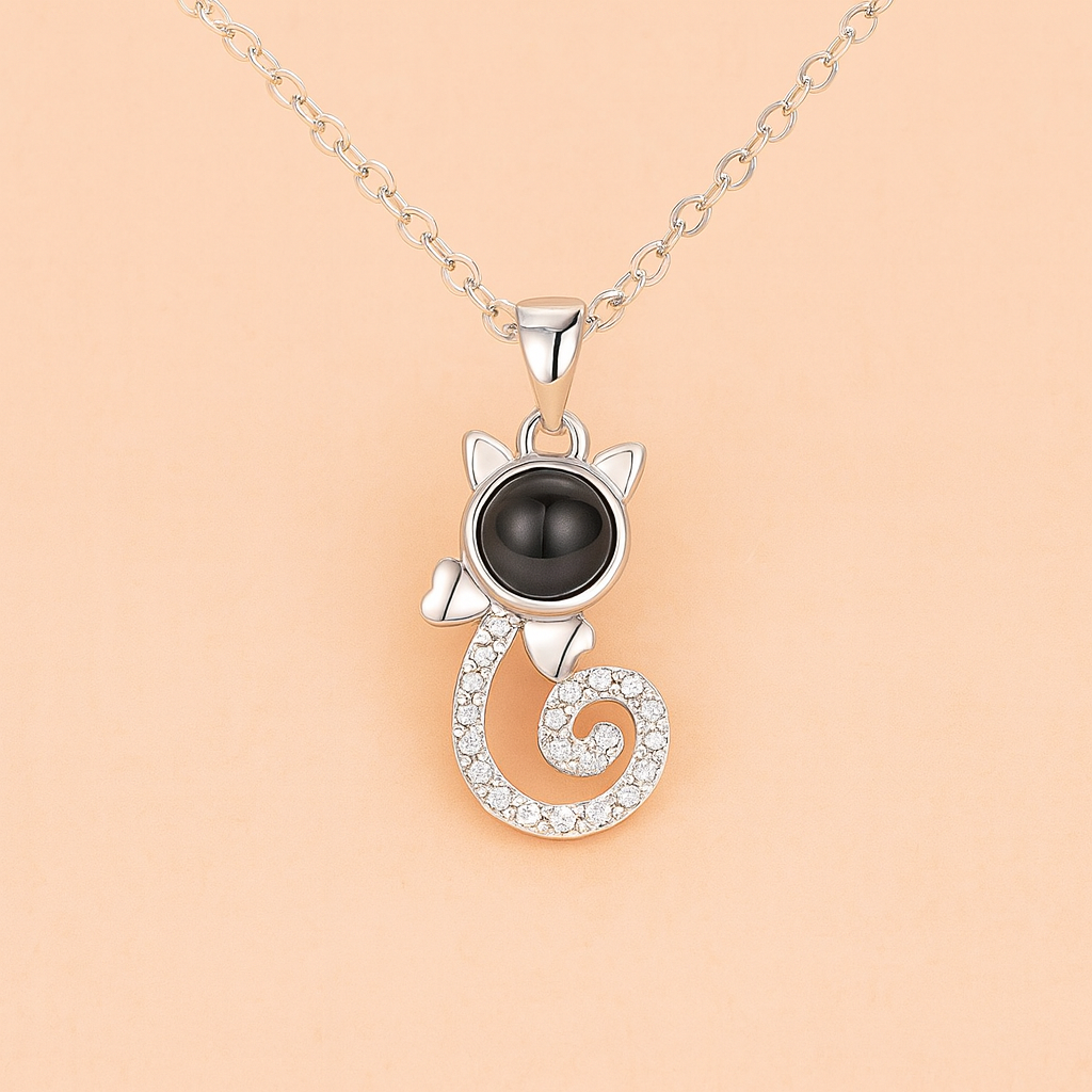 Collana "Cat Memory" in argento S925