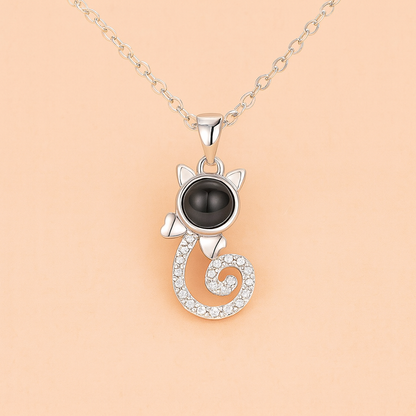 Collana "Cat Memory" in argento S925