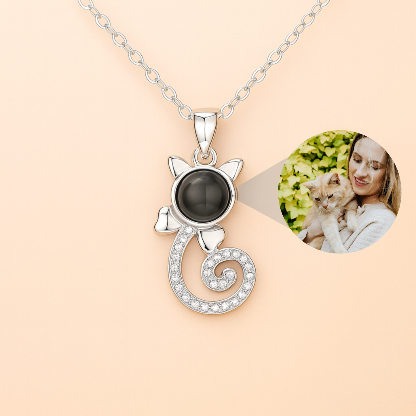 Collana "Cat Memory" in argento S925