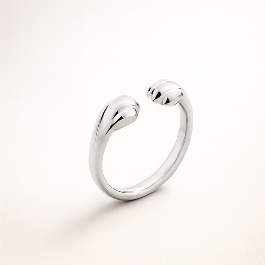 Anello "Zampetta Felina" in argento S925