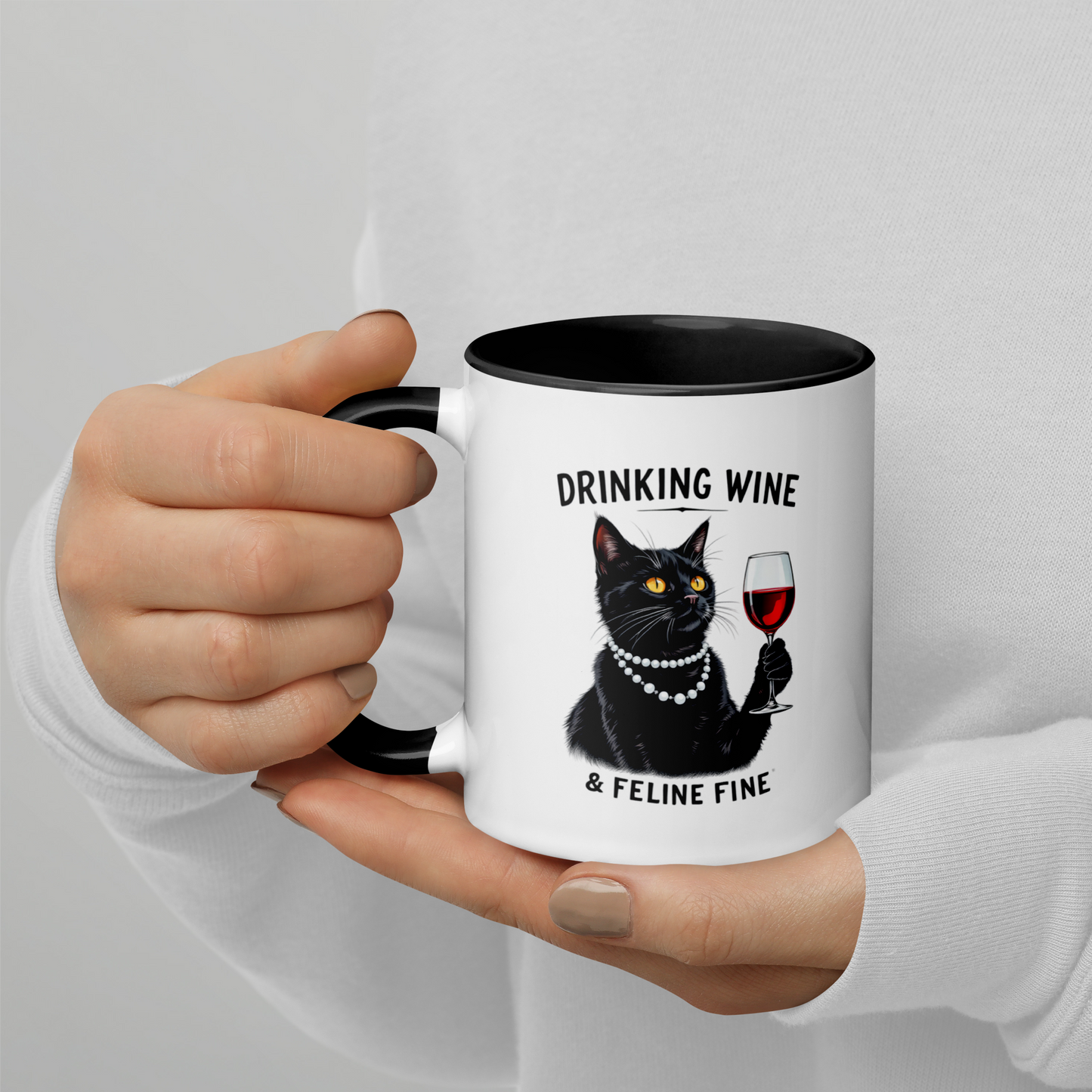 Tazza "Cats and Wine"