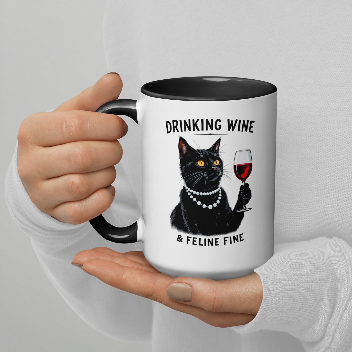 Tazza "Cats and Wine"
