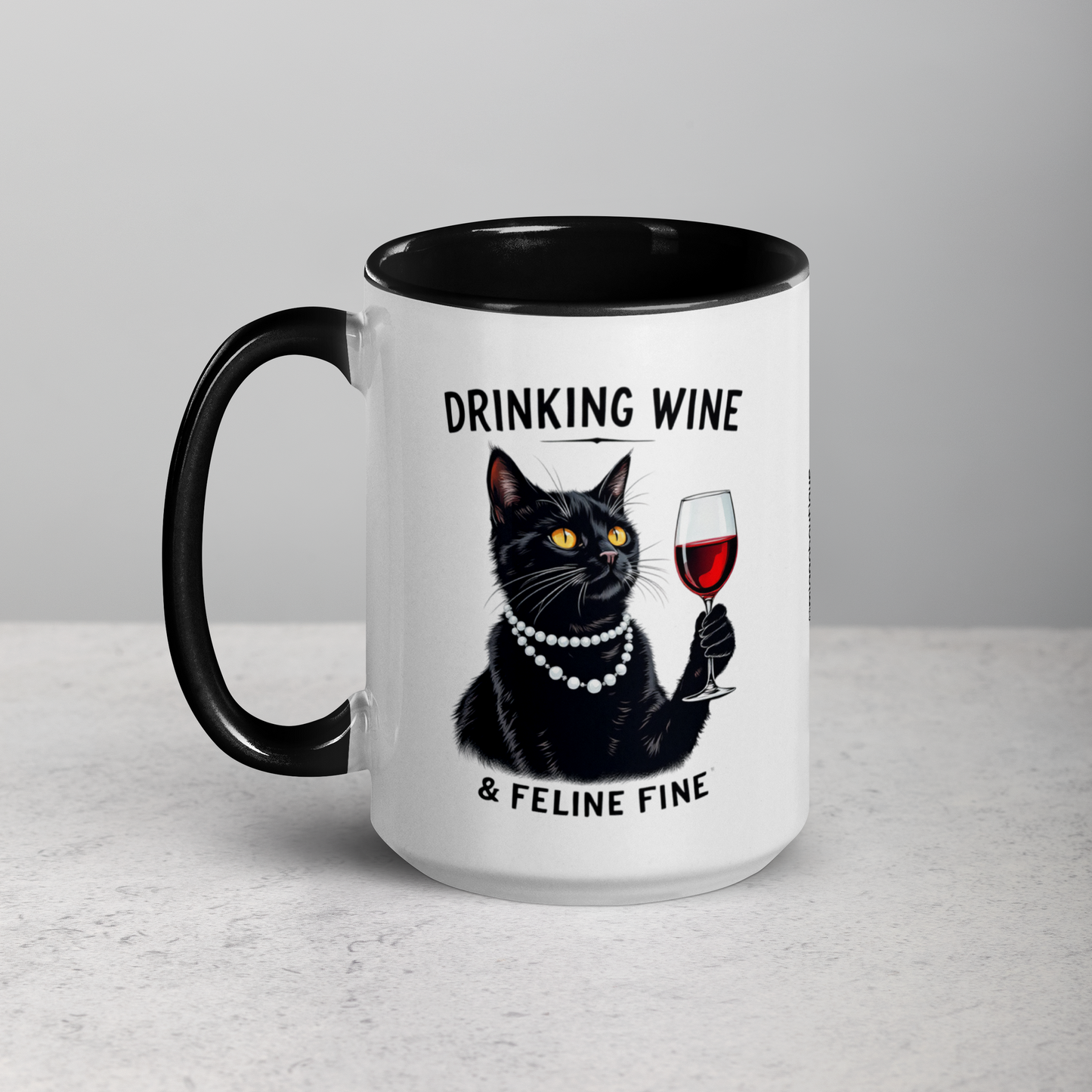 Tazza "Cats and Wine"
