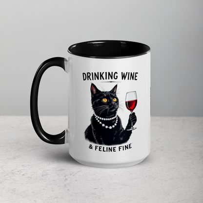 Tazza "Cats and Wine"