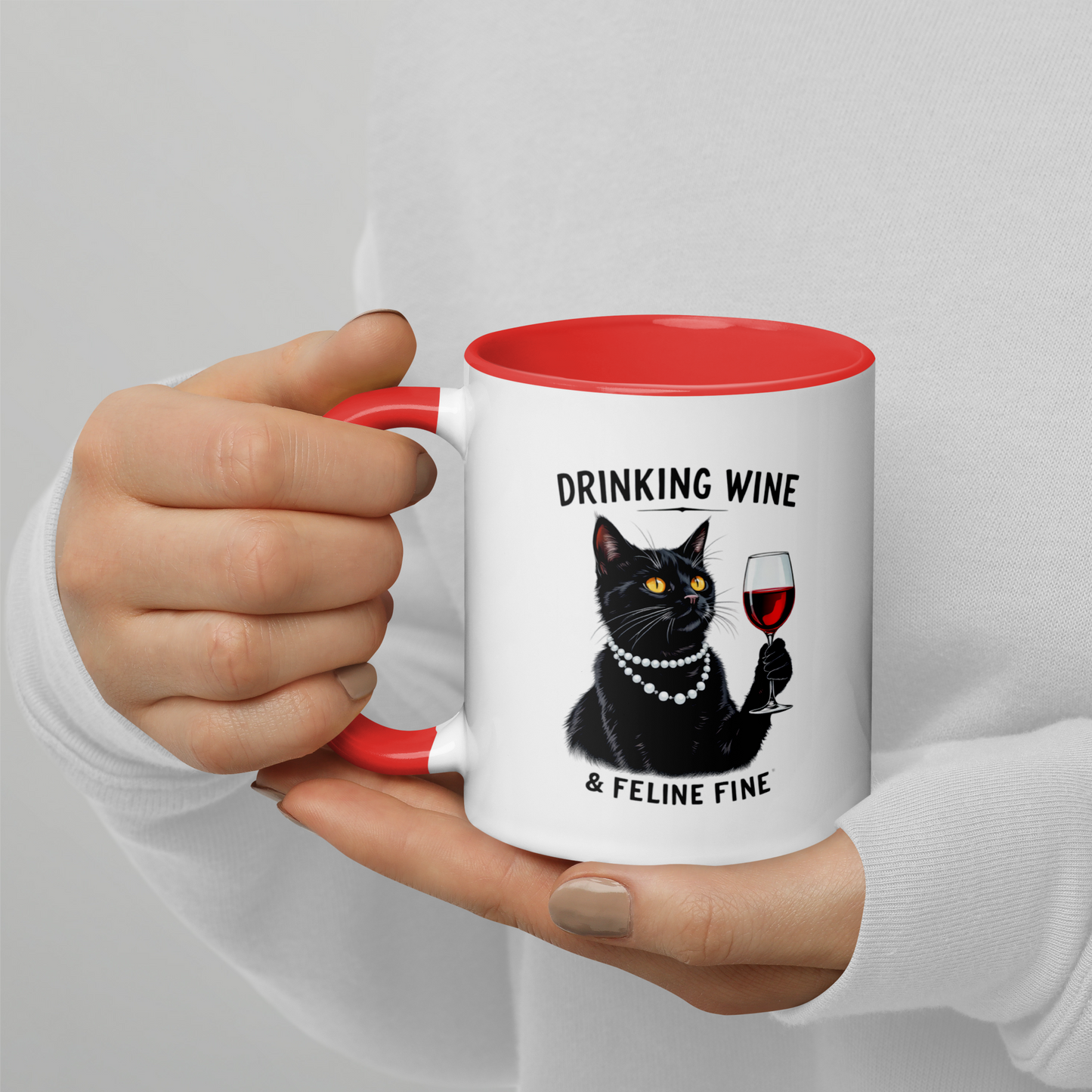 Tazza "Cats and Wine"