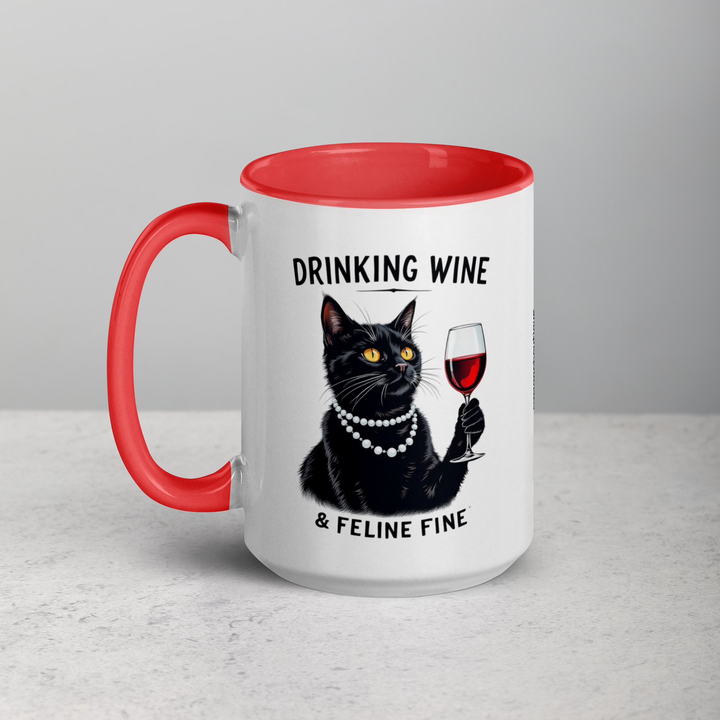 Tazza "Cats and Wine"
