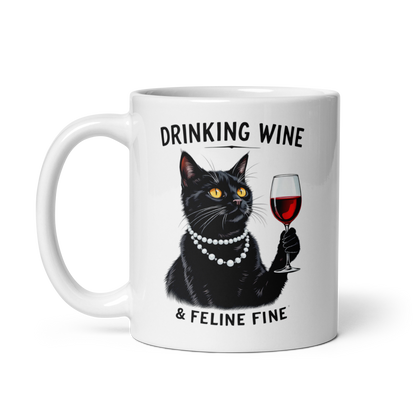 Tazza "Cats and Wine"