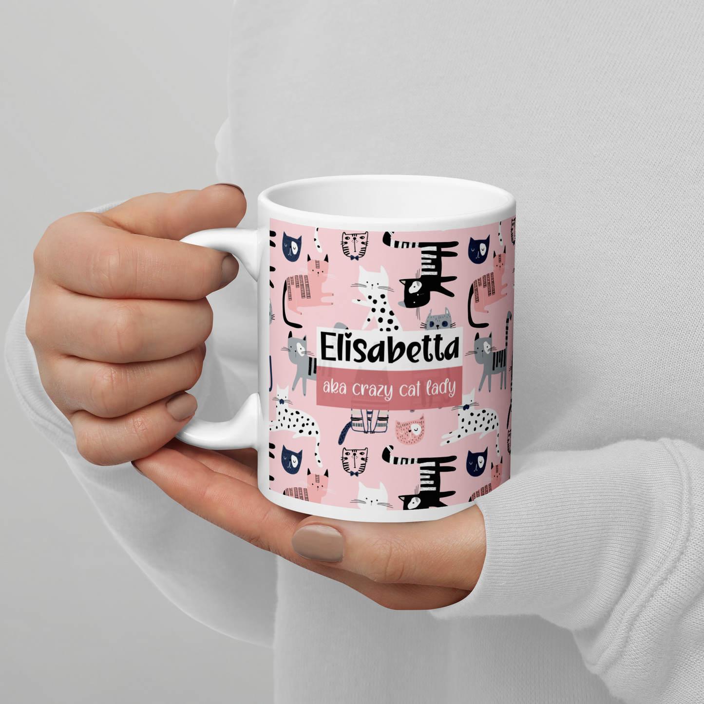 Tazza Personalizzata “Crazy Cat Lady”