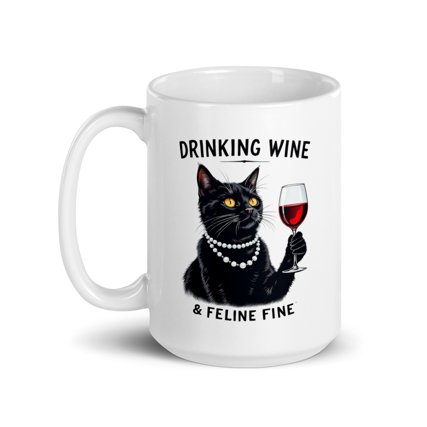 Tazza "Cats and Wine"