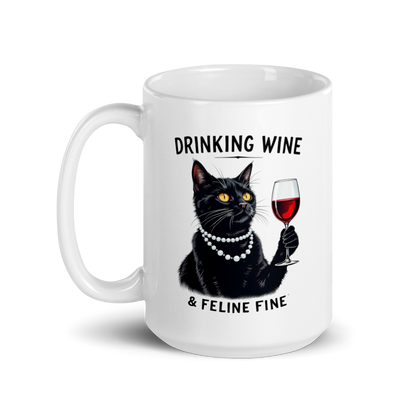 Tazza "Cats and Wine"